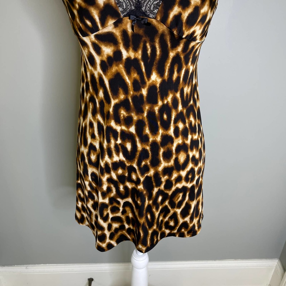 Betsey Johnson Women's Intimate Animal Print Chemise Gown, S - Picture 4 of 9